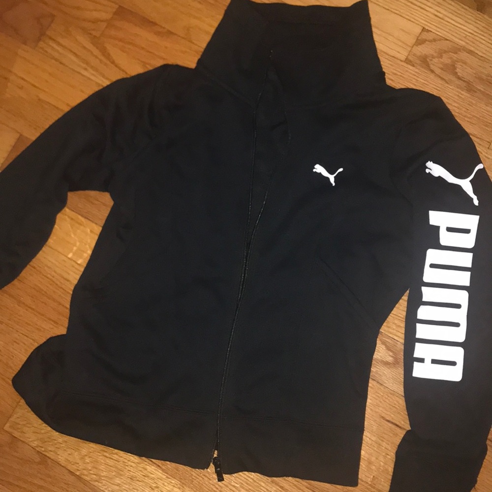 Puma zipper jacket black